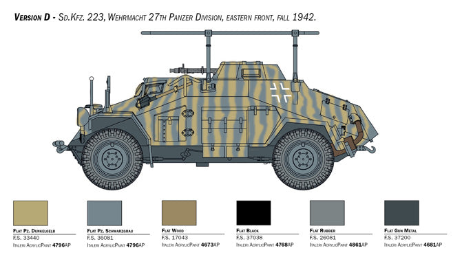 ITALERI 1/56 Sd. Kfz. 222/223