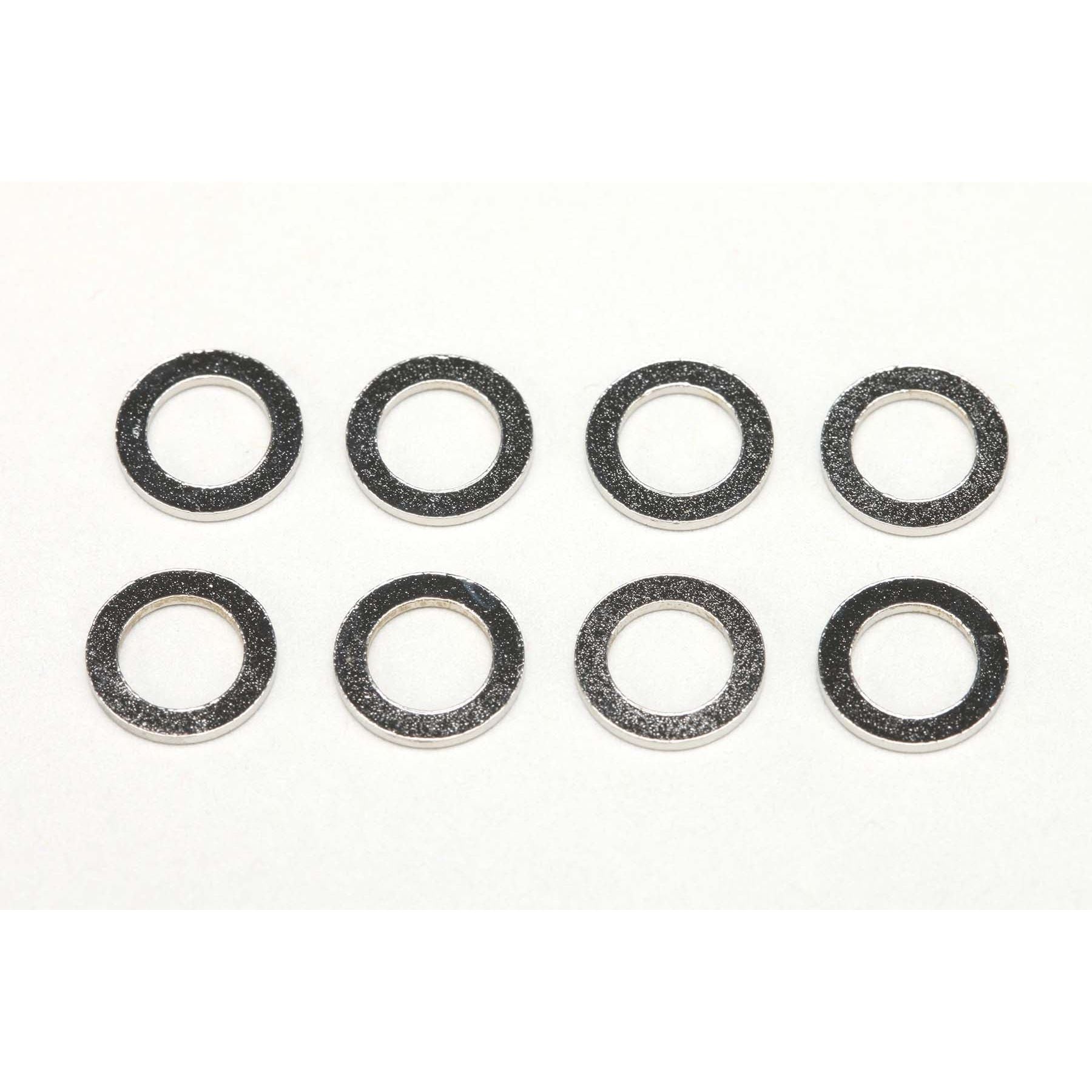 YOKOMO Super Dog Fighter Works' 91 F5×F8×0.8mm Steel Spacer(8pcs)