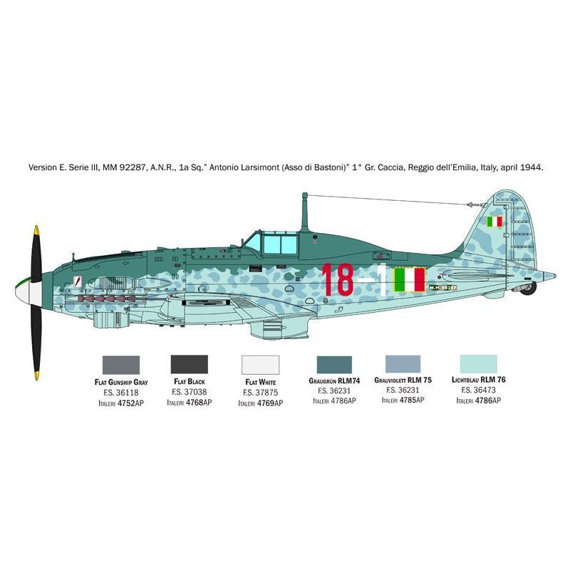 ITALERI 1/32 Macchi MC.205 Veltro