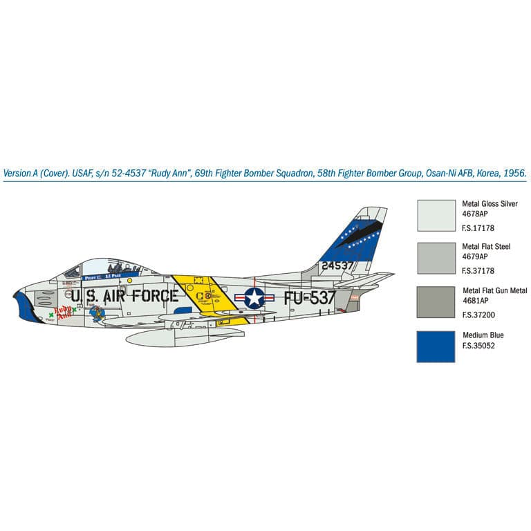 ITALERI 1/72 F-86F Sabre "Mig Killer"