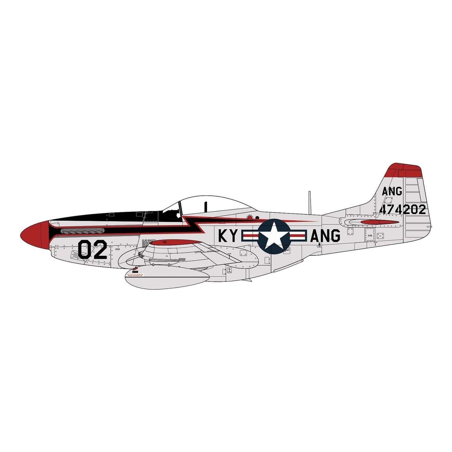 AIRFIX 1/72 North American P-51D Mustang