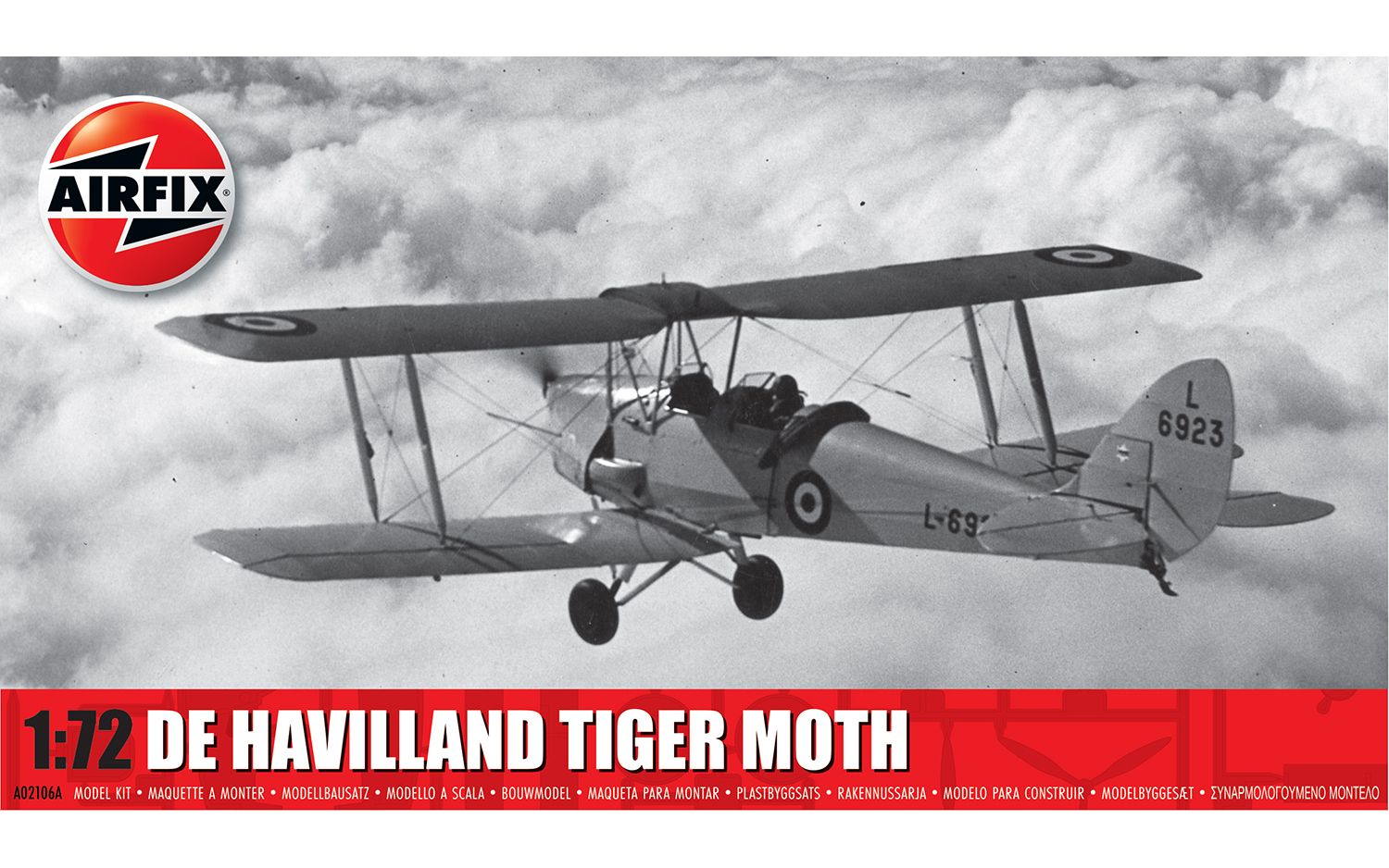 AIRFIX 1/72 De Havilland Tiger Moth