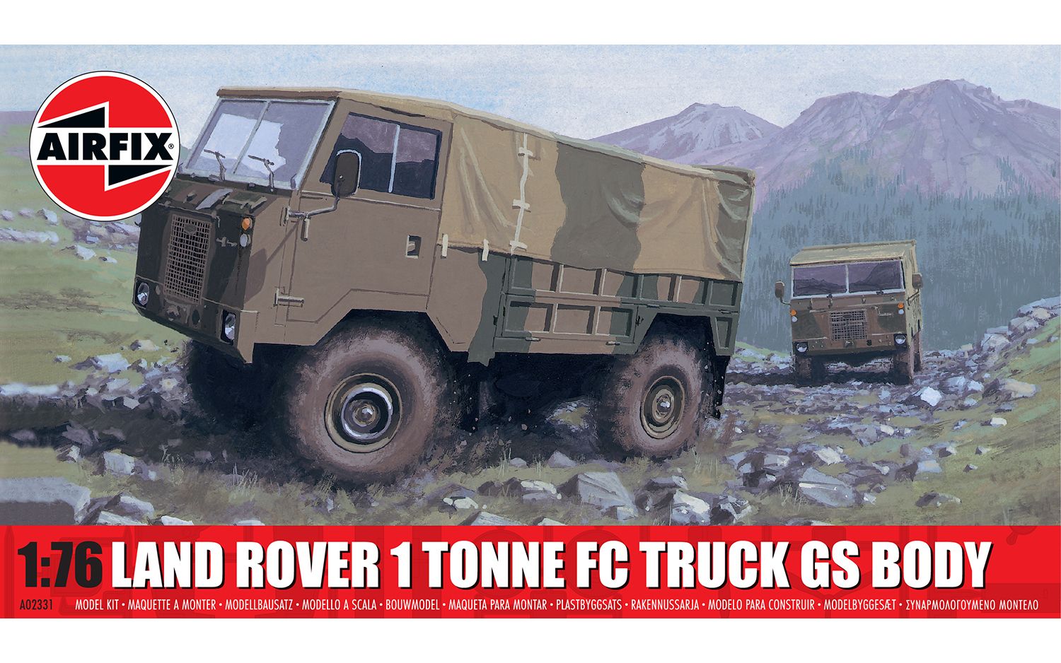 Airfix Land Rover 1 Tonne FC Truck G.S. Body