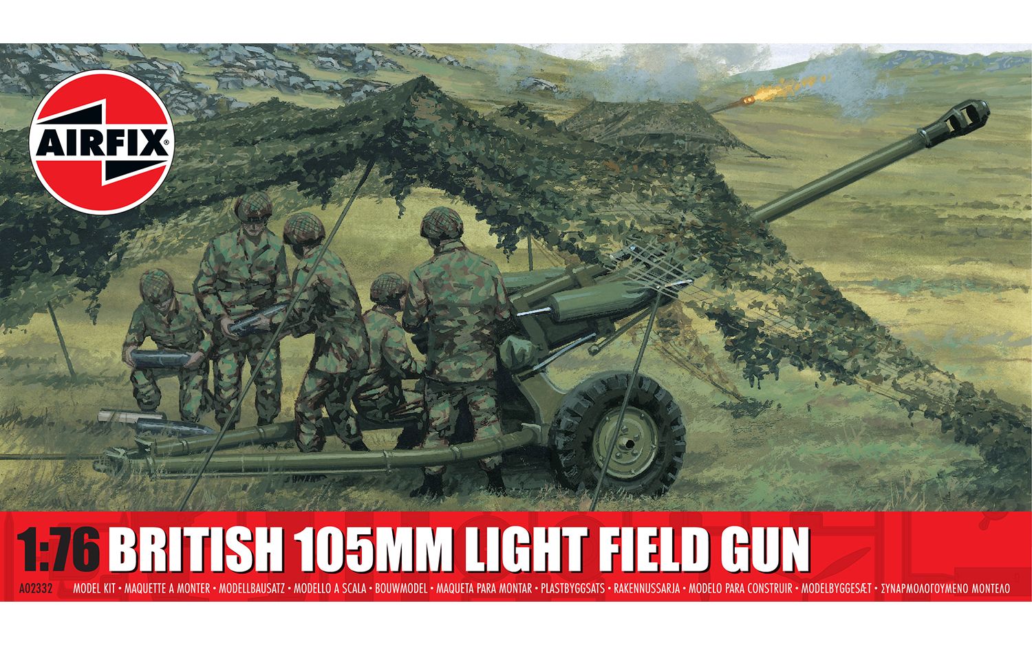 Airfix 1/76 British 105mm Light Field Gun