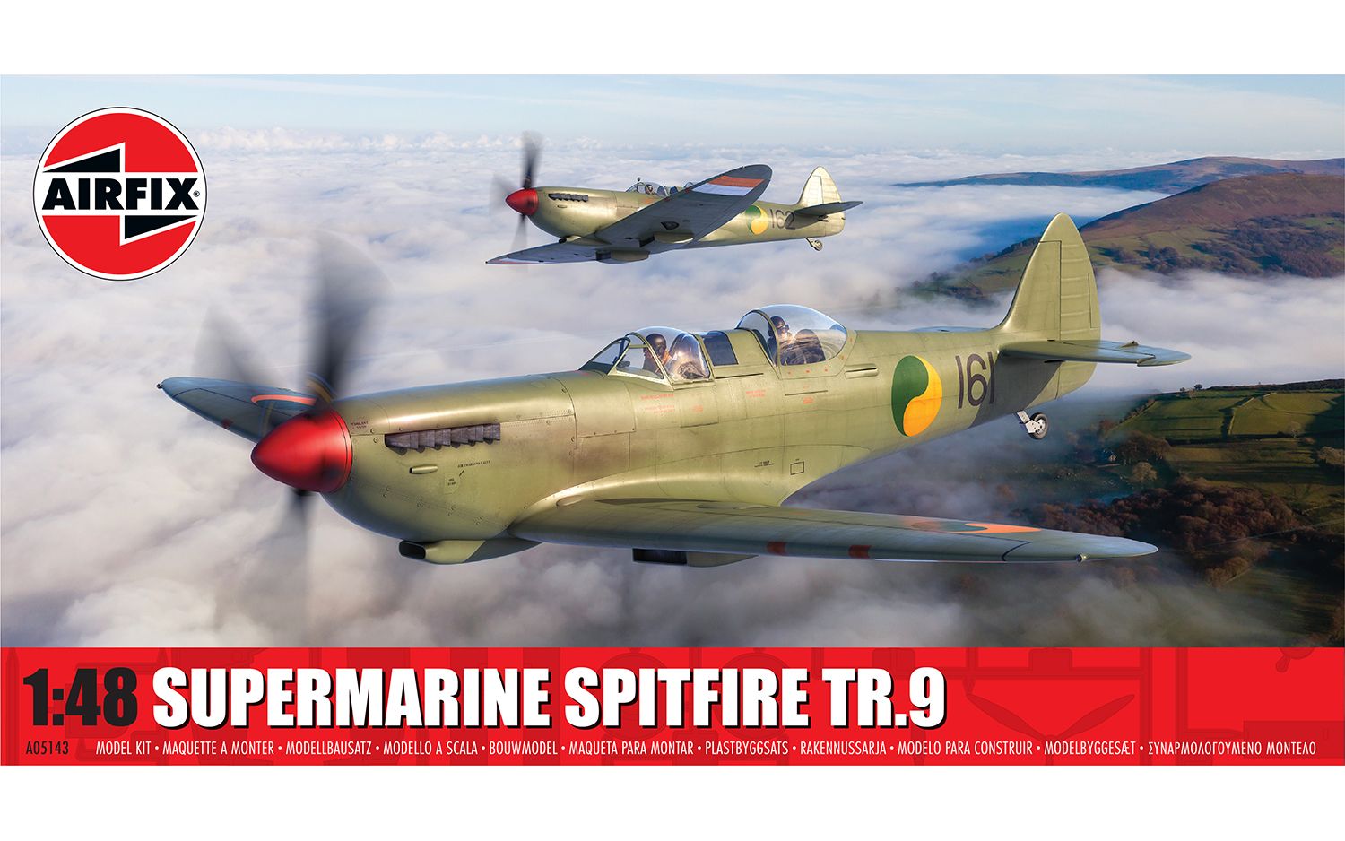 Airfix 1/48 Supermarine Spitfire Tr.9