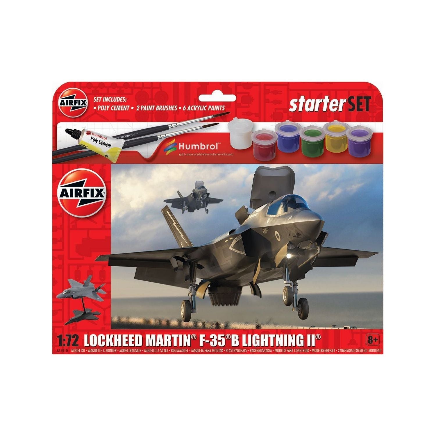 AIRFIX 1/43 Starter Set Lockheed Martin F-35B Lightning II