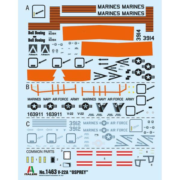 ITALERI 1/72 V-22A Osprey