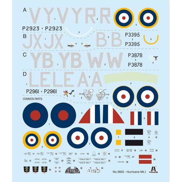 ITALERI 1/48 Hurricane Mk.I Battle of Britain