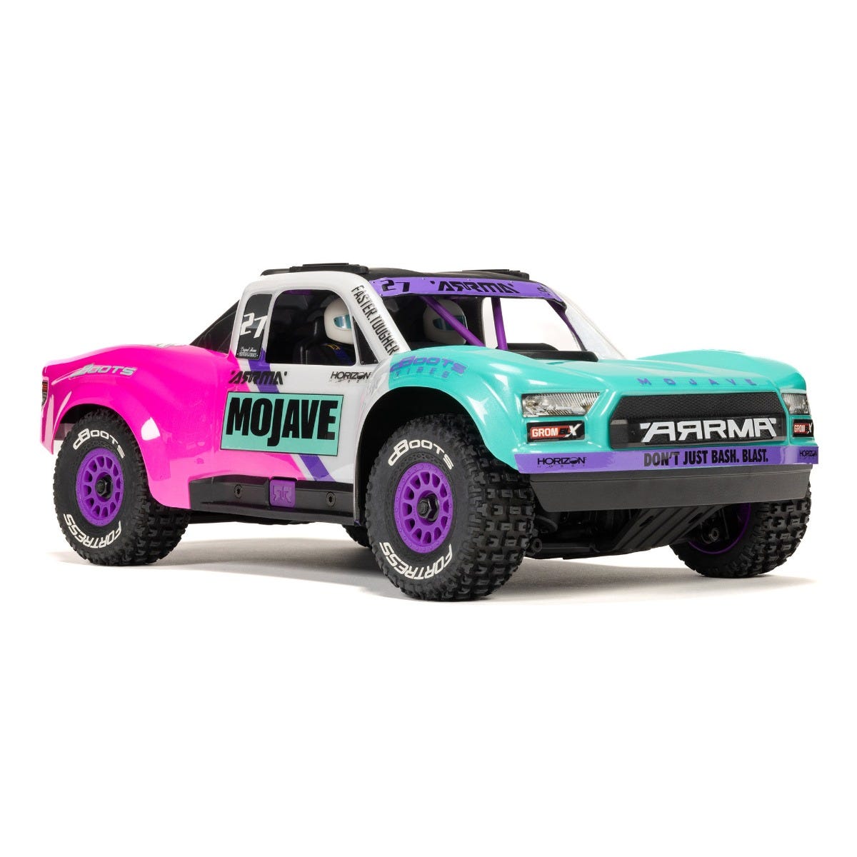 Arrma Mojave Grom 223S Brushless 1/18 4x4 Desert Truck RTR, Teal, ARA2304ST1