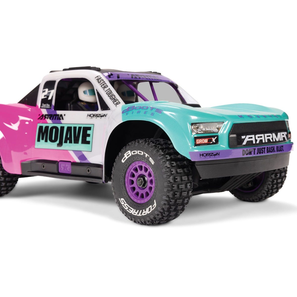 Arrma Mojave Grom 223S Brushless 1/18 4x4 Desert Truck RTR, Teal, ARA2304ST1