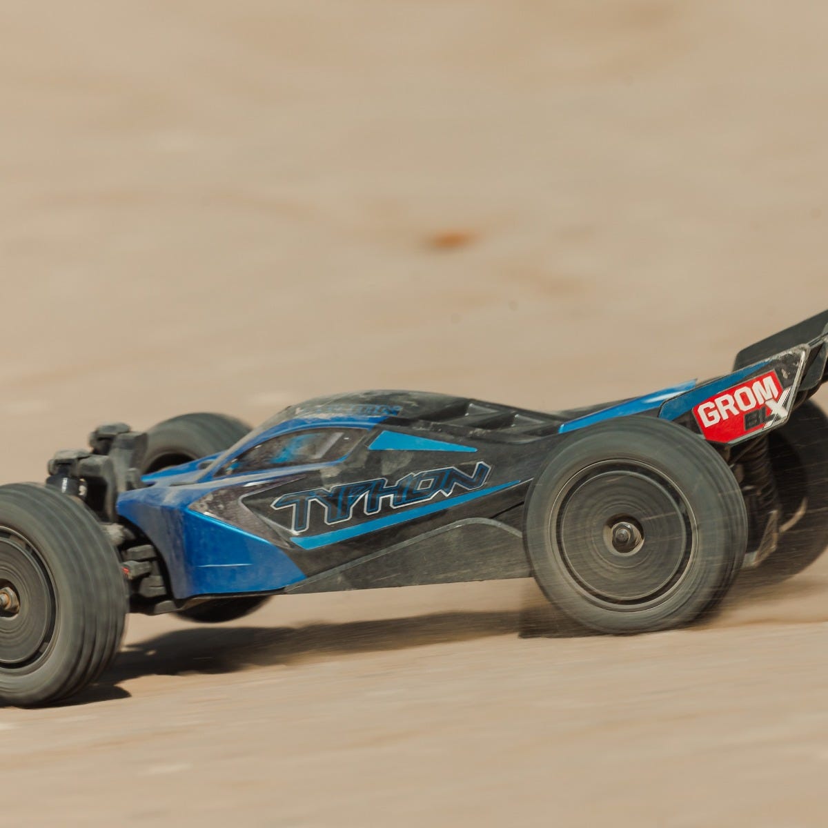 Arrma Typhon Grom Brushless 1/18 4x4 Buggy RTR, Blue,ARA2306ST2