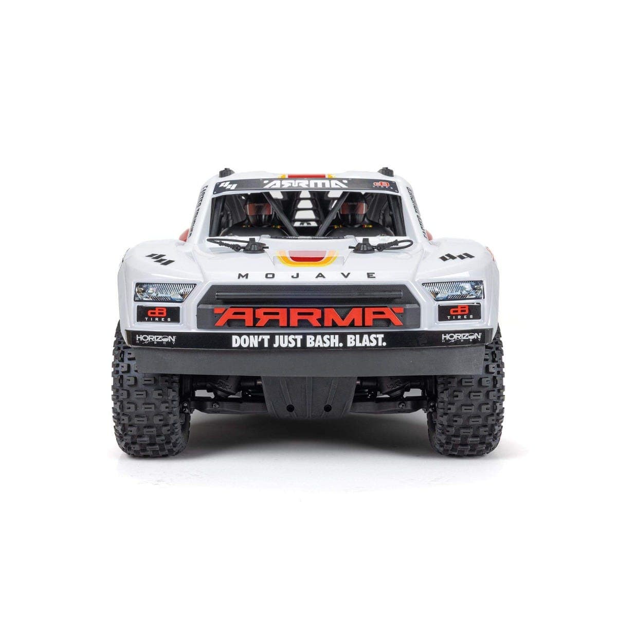 ARRMA Mojave 4X4 BLX 4S Desert Truck RTR, White/Red