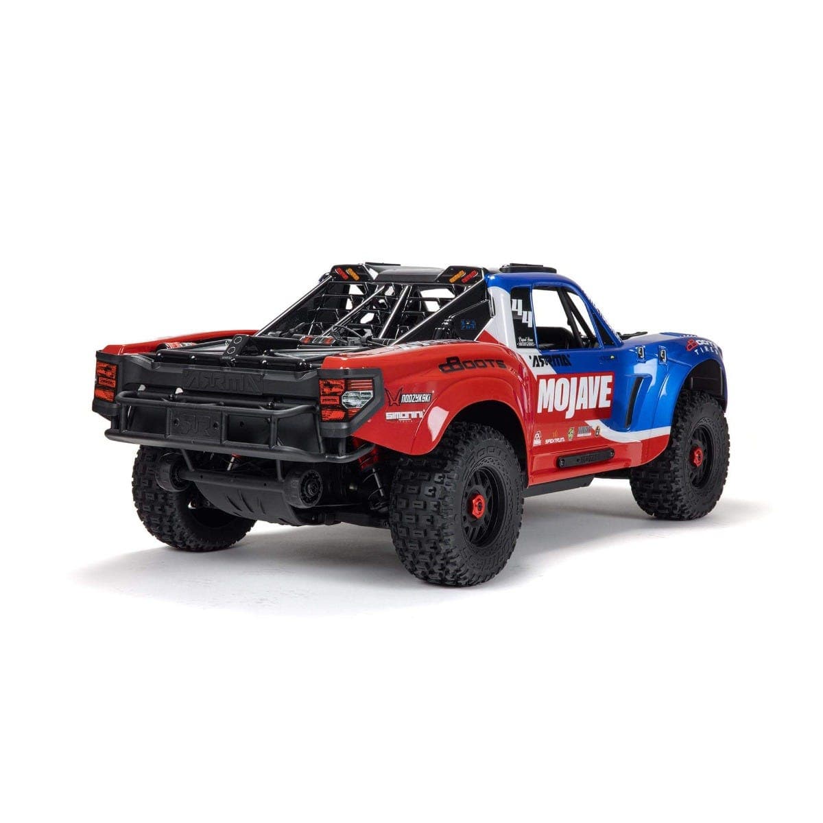 ARRMA Mojave 4X4 BLX 4S Desert Truck RTR, Blue/Red