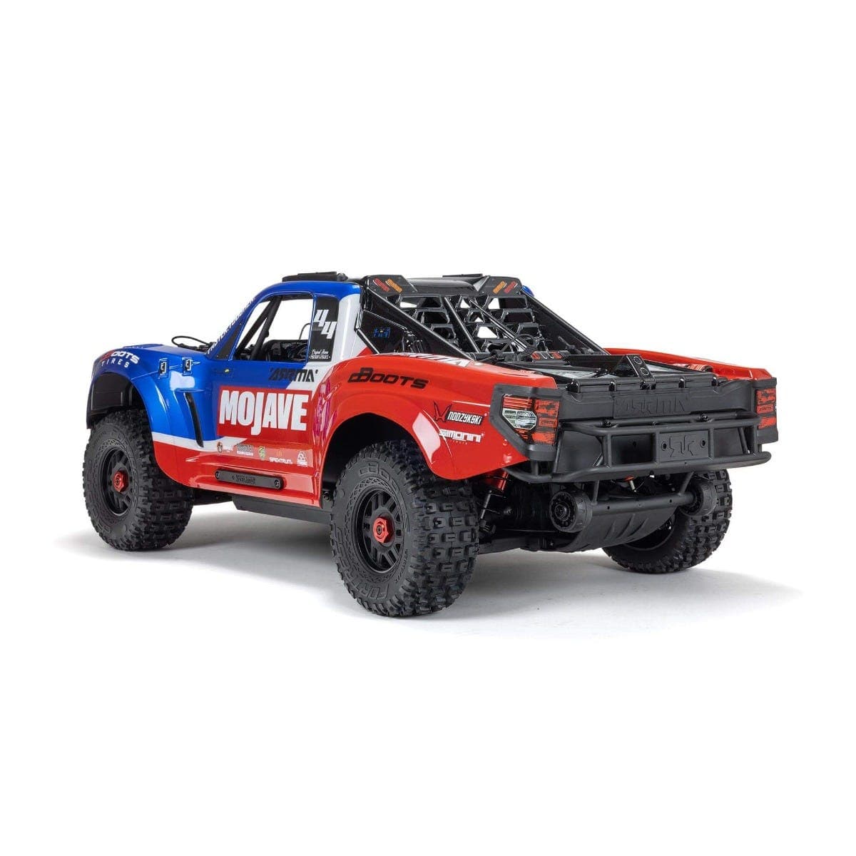 ARRMA Mojave 4X4 BLX 4S Desert Truck RTR, Blue/Red