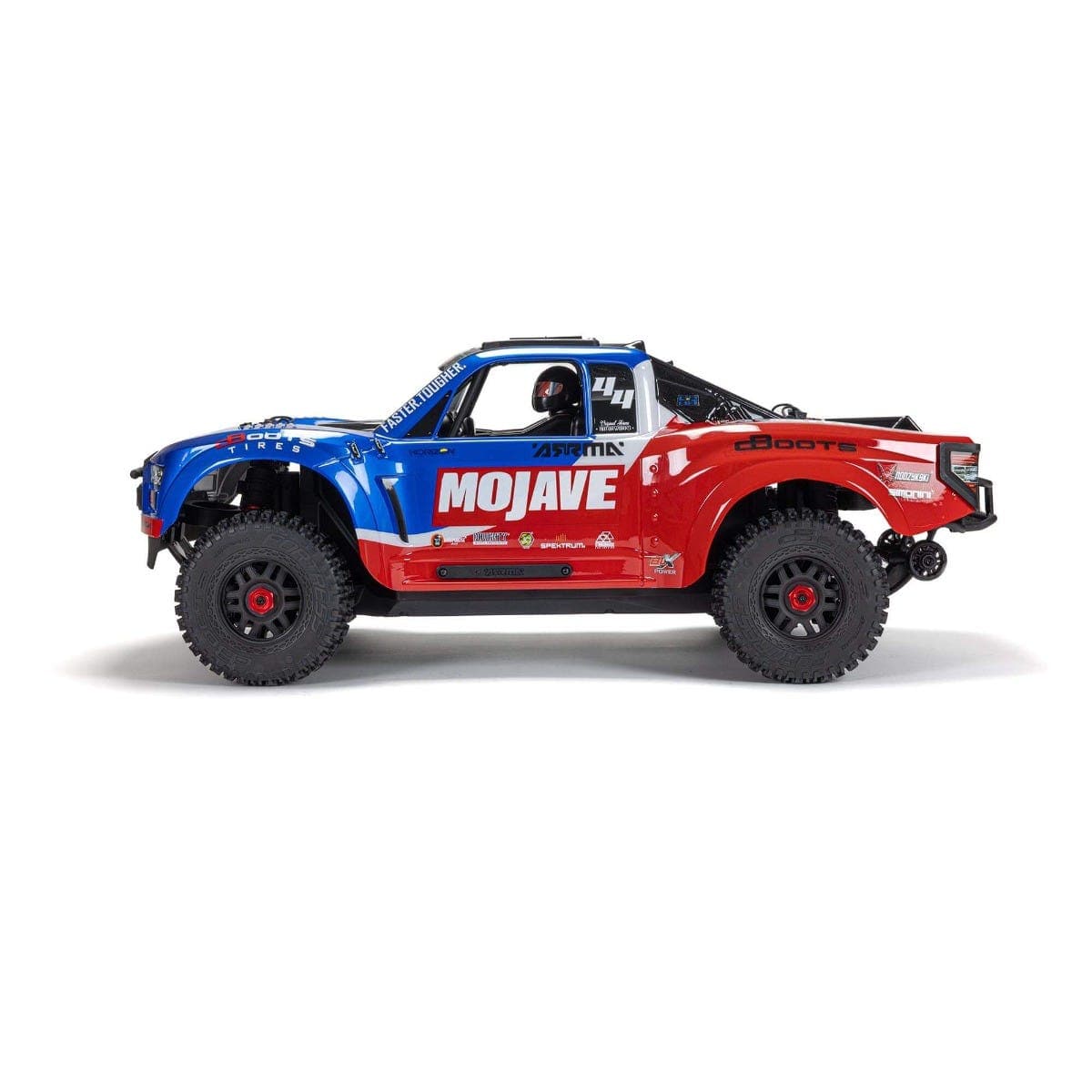 ARRMA Mojave 4X4 BLX 4S Desert Truck RTR, Blue/Red