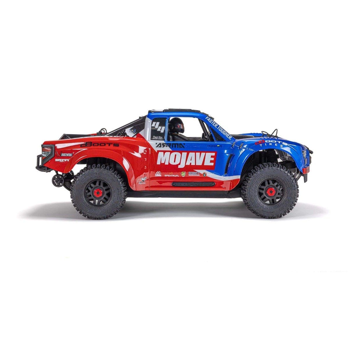 ARRMA Mojave 4X4 BLX 4S Desert Truck RTR, Blue/Red