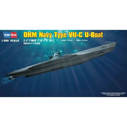 HOBBY BOSS 1/350 DKM Navy Type VII-C U-Boat