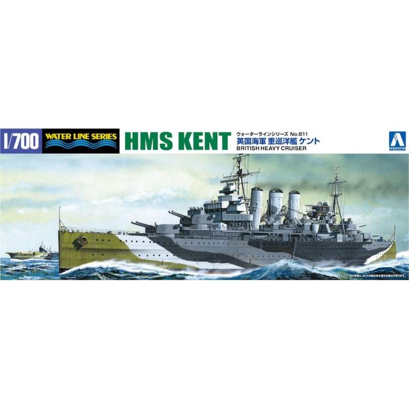 AOSHIMA 1/700 British Heavy Cruiser Kent