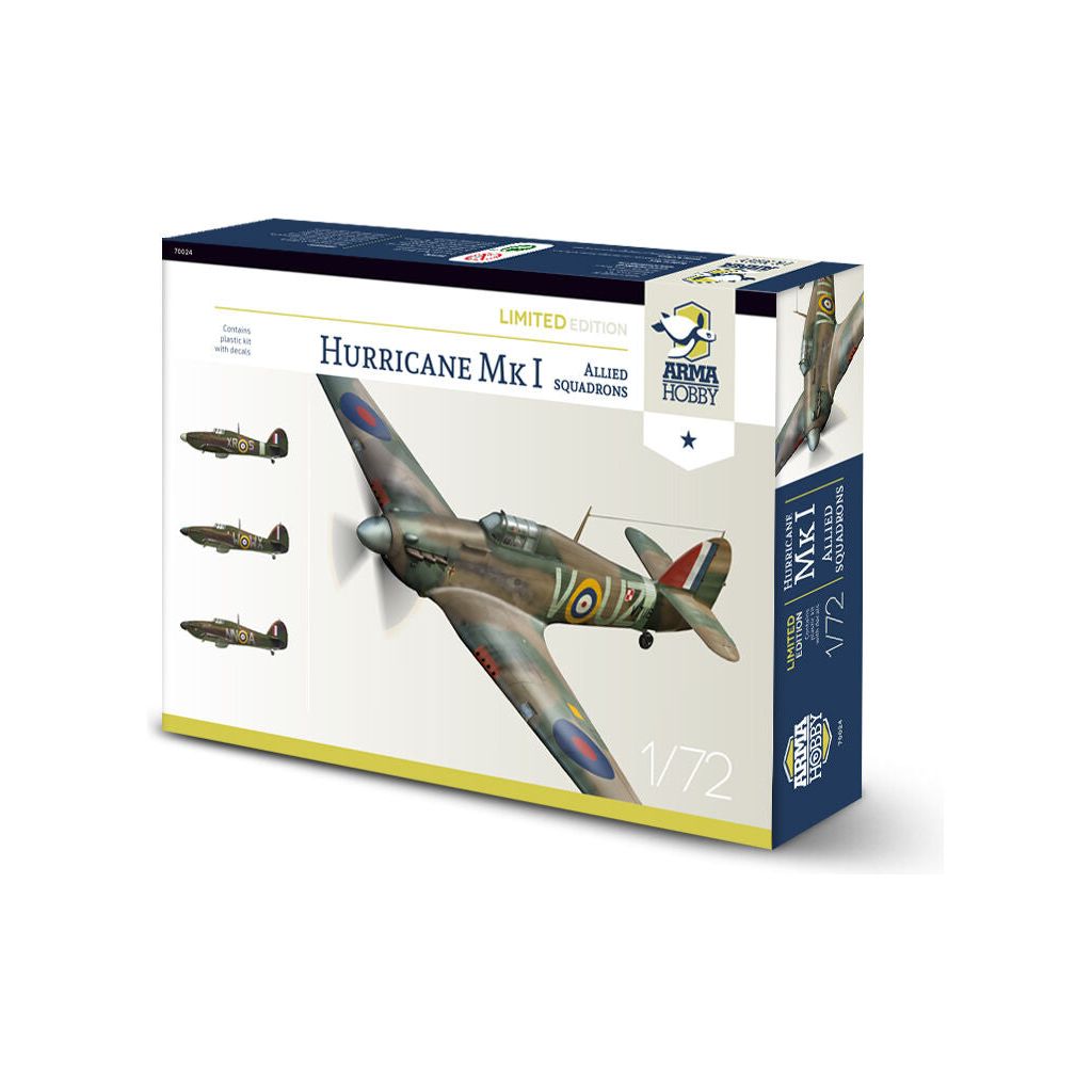 ARMA HOBBY 1/72 Hurricane Mk.I Allied Squadrons Limited Edition