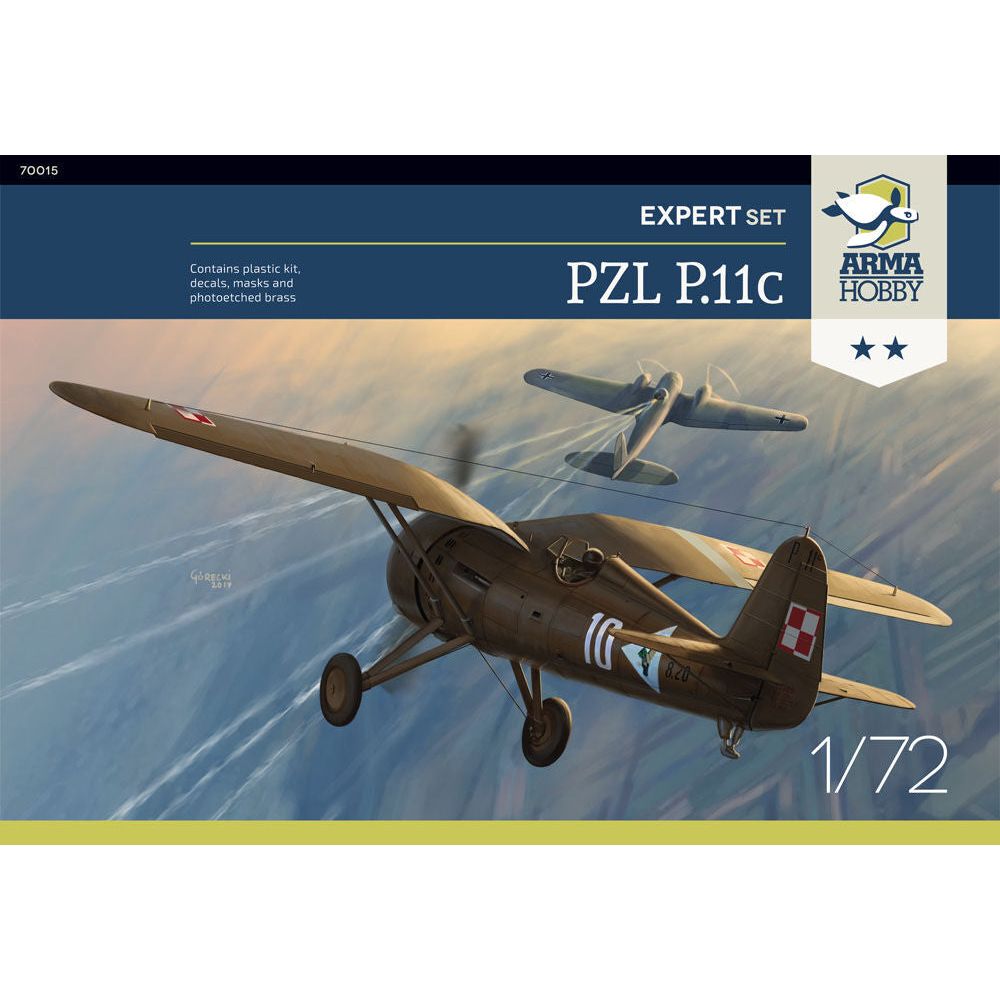 ARMA HOBBY 1/72 PZL P.11c Expert Set