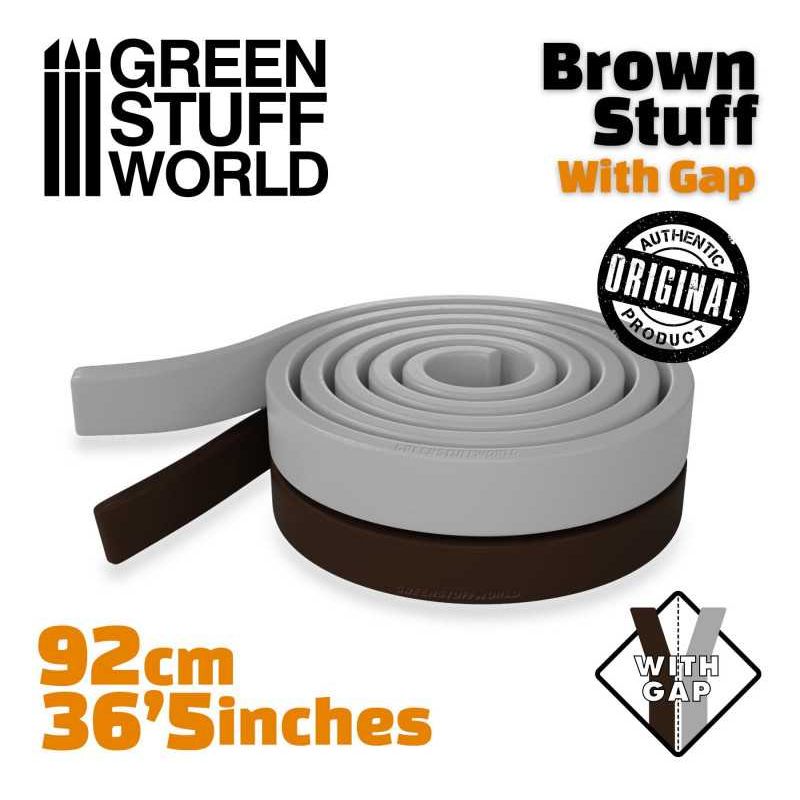 GREEN STUFF WORLD Brown Stuff Tape 36,5 inches WITH GAP