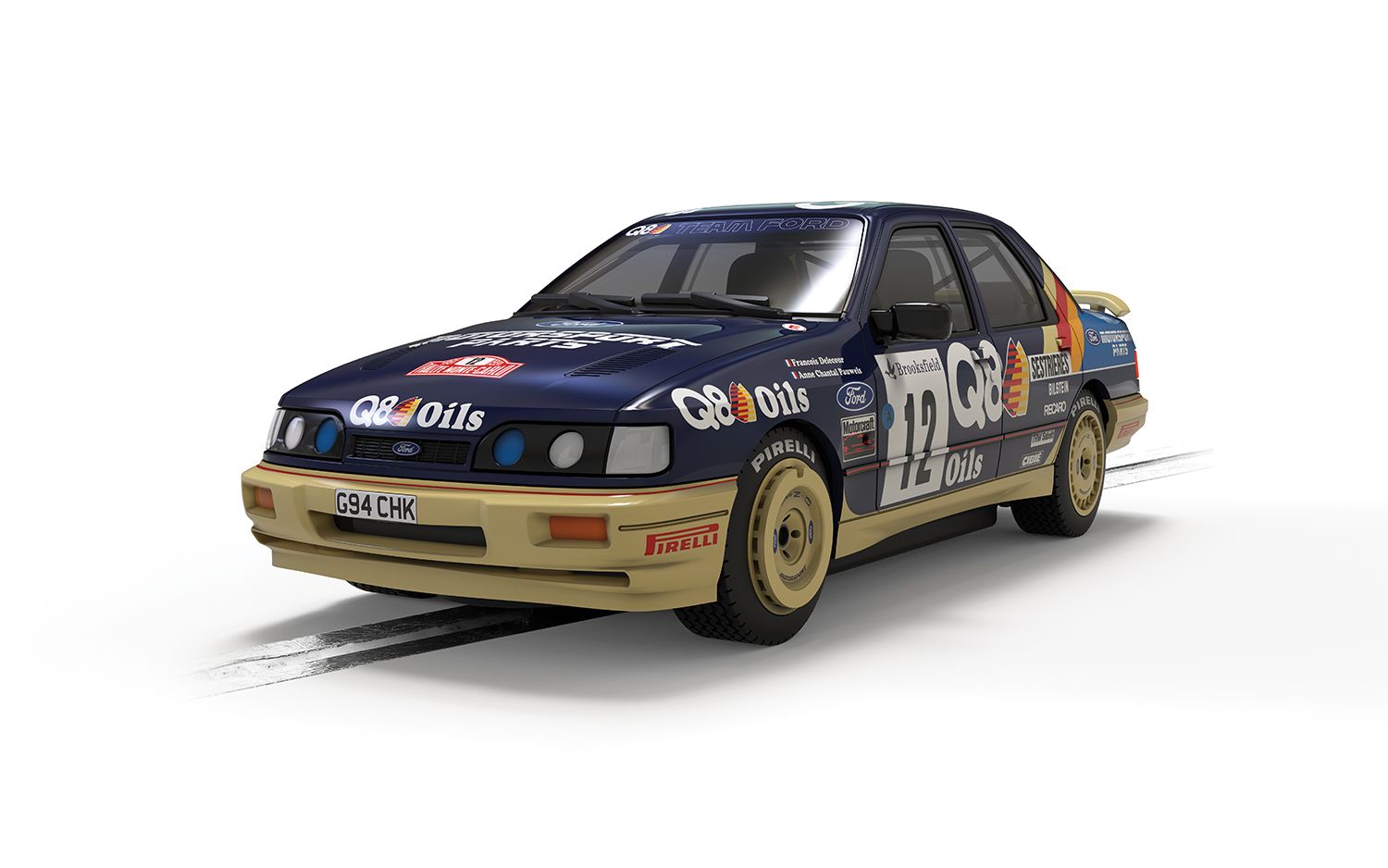 Scalextric Ford Sierra Sapphire Cosworth -1991 Monte Carlo Rally - Francois Delecour