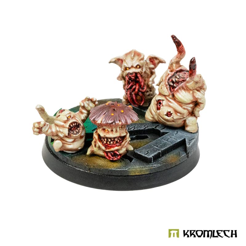 KROMLECH Chaos Temple 32mm Round Base Toppers