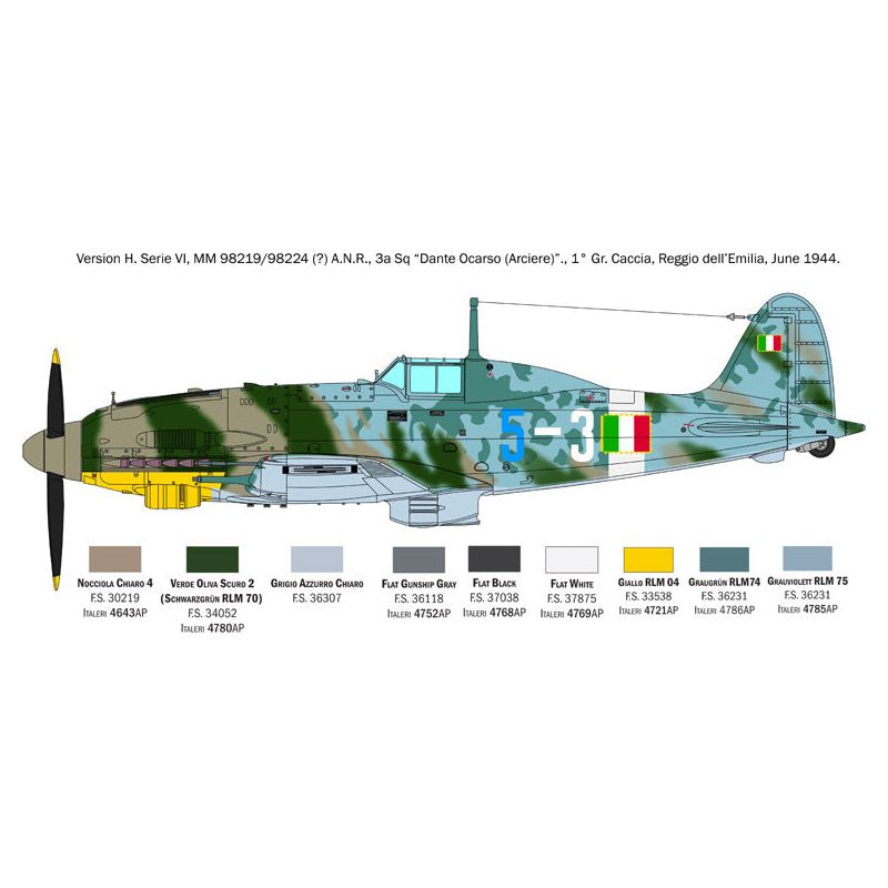 ITALERI 1/32 Macchi MC.205 Veltro