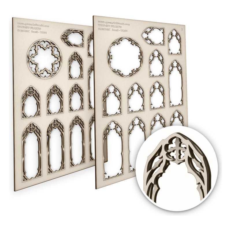 GREEN STUFF WORLD Demonic Miniature Windows - Small