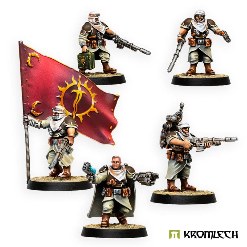 KROMLECH Desert Raiders Command Squad (5)