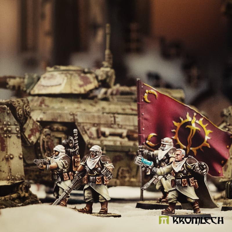 KROMLECH Desert Raiders Command Squad (5)