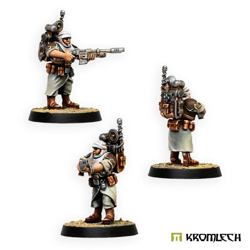 KROMLECH Desert Raiders Command Squad (5)