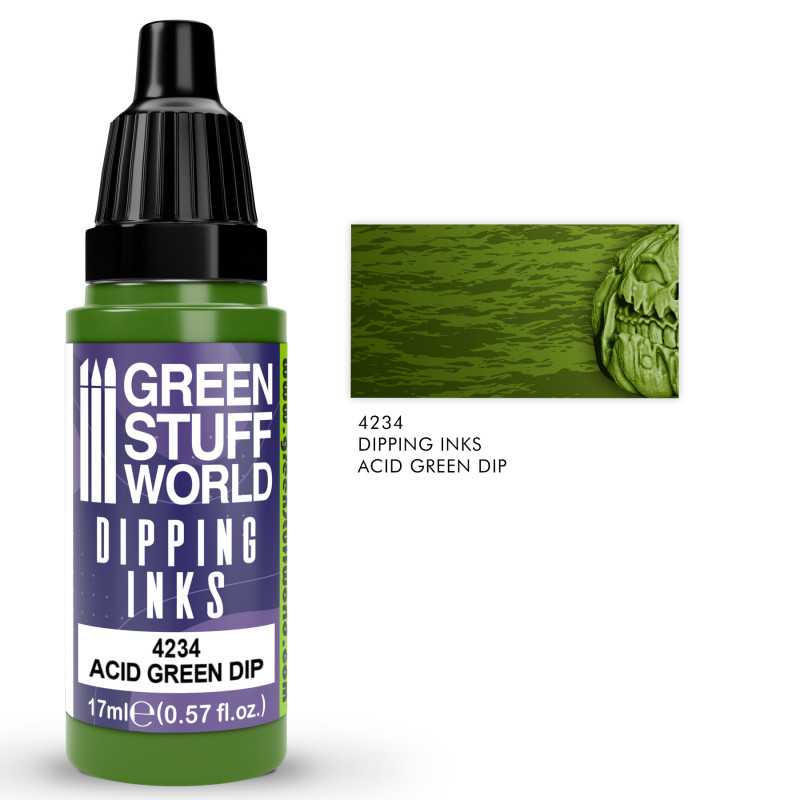 GREEN STUFF WORLD Dipping ink 17 ml - Acid Green Dip