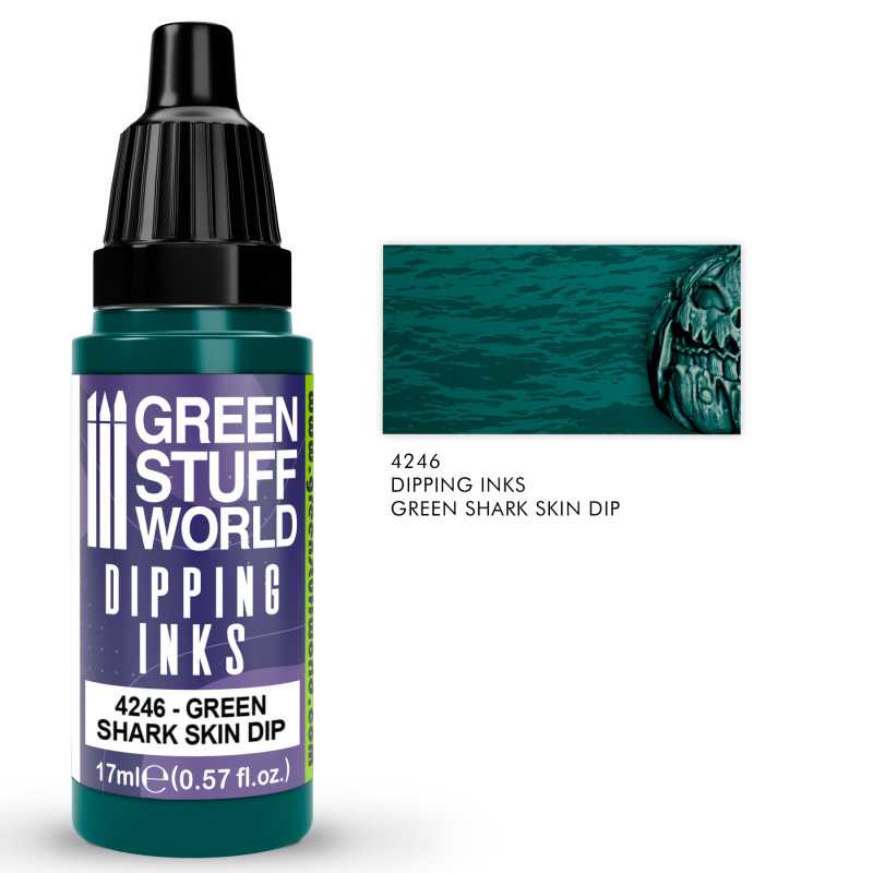 GREEN STUFF WORLD Dipping ink 17 ml - Green Shark Skin Dip