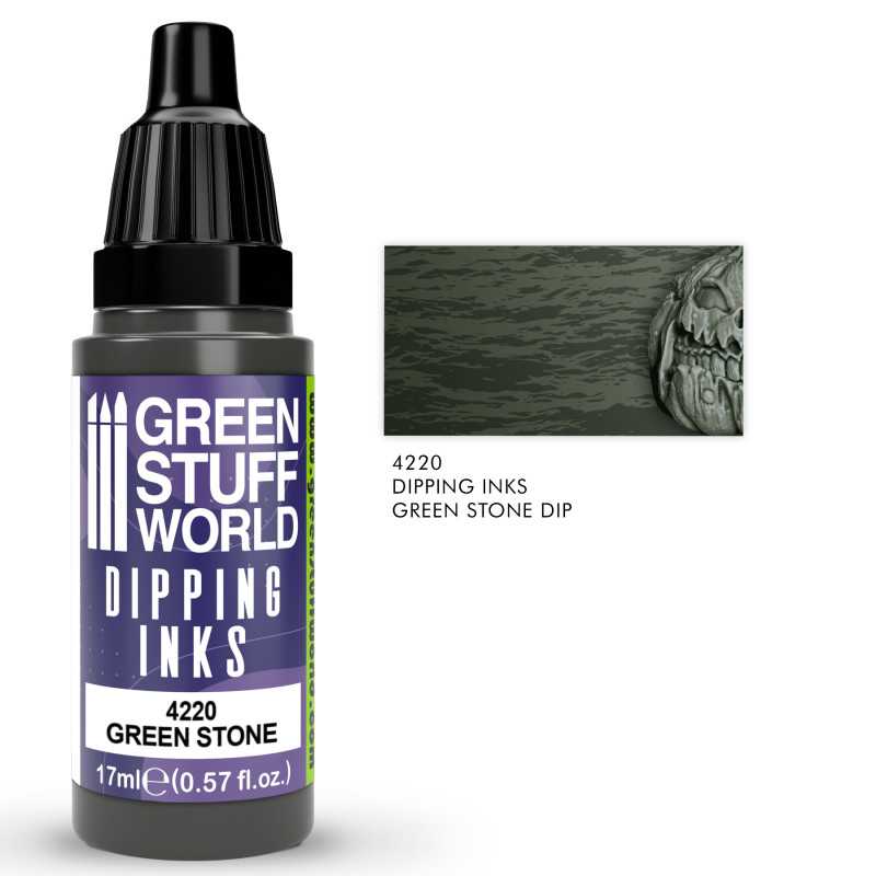 GREEN STUFF WORLD Dipping ink 17 ml - Green Stone Dip