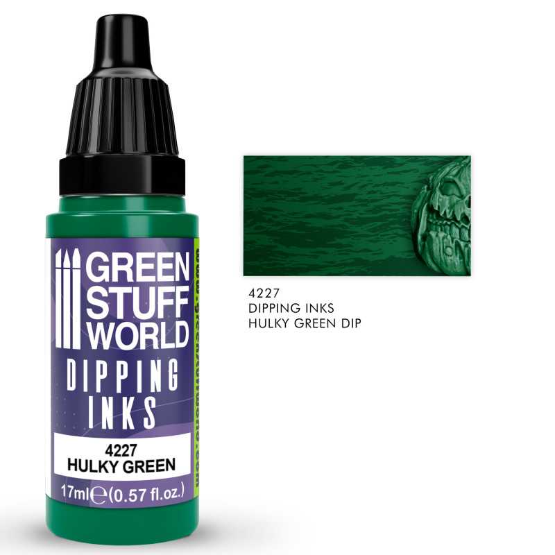 GREEN STUFF WORLD Dipping ink 17 ml - Hulky Green Dip