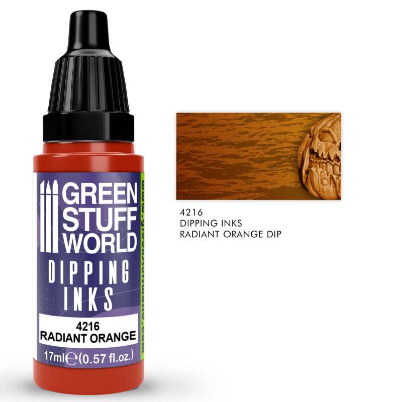 GREEN STUFF WORLD Dipping ink 17 ml - Radiant Orange Dip