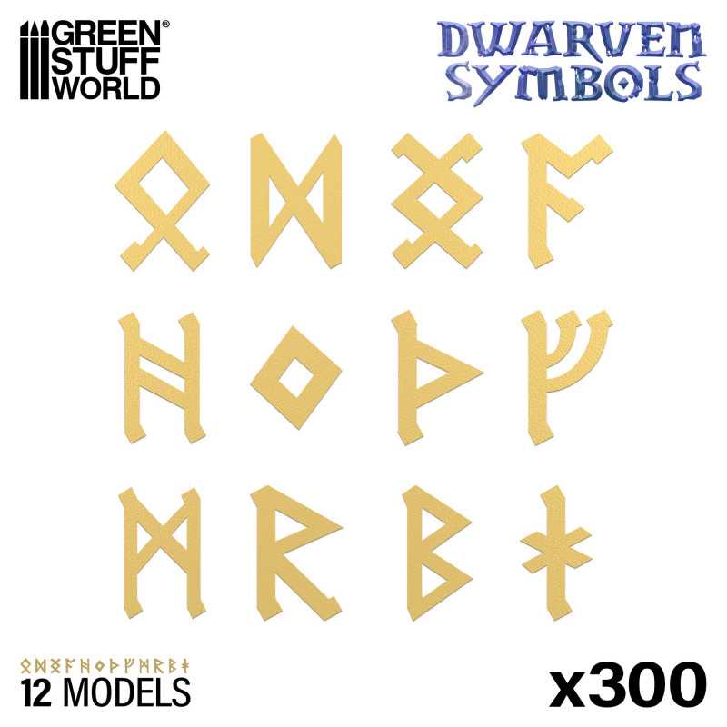 GREEN STUFF WORLD Dwarven Runes and Symbols