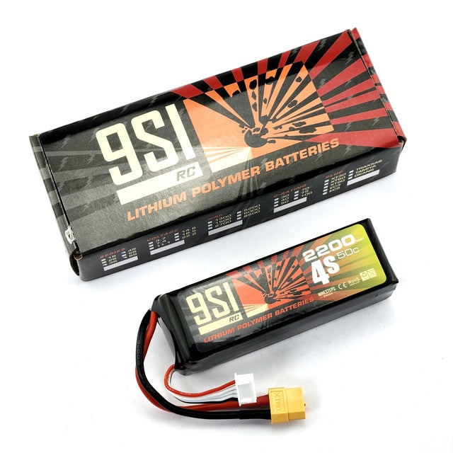 NINESTEPS 2200mAh 14.8V  50C 4 Cell LiPo Battery Soft Case (XT60 Plug)