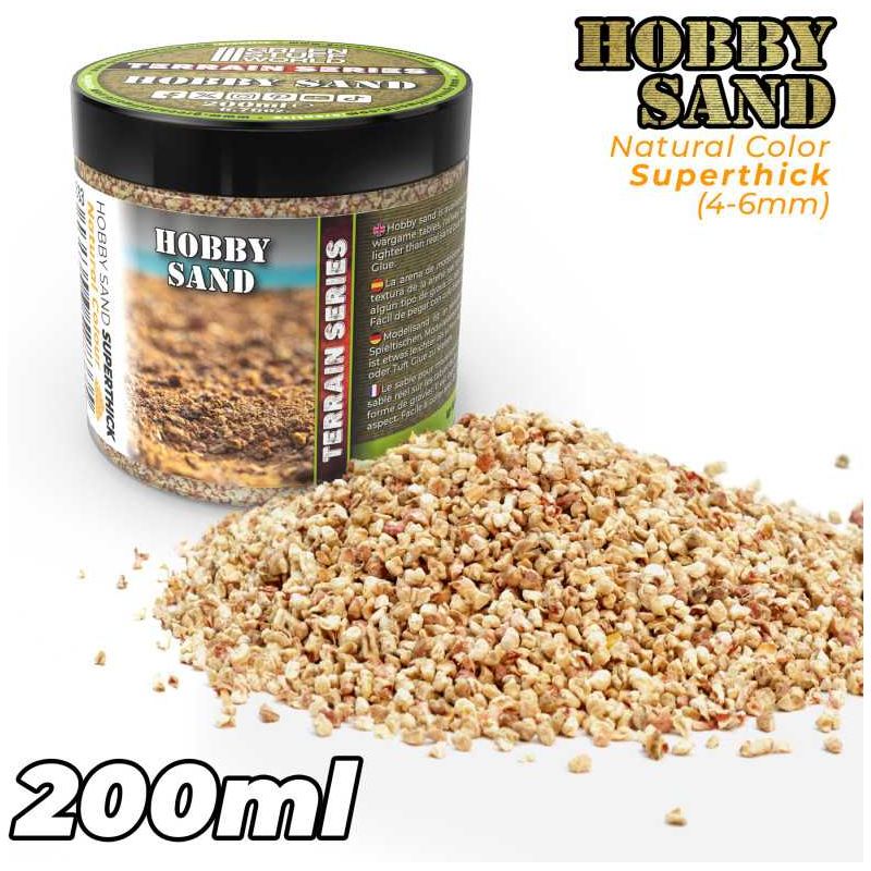 GREEN STUFF WORLD Extra Thick Hobby Sand - Natural 200ml