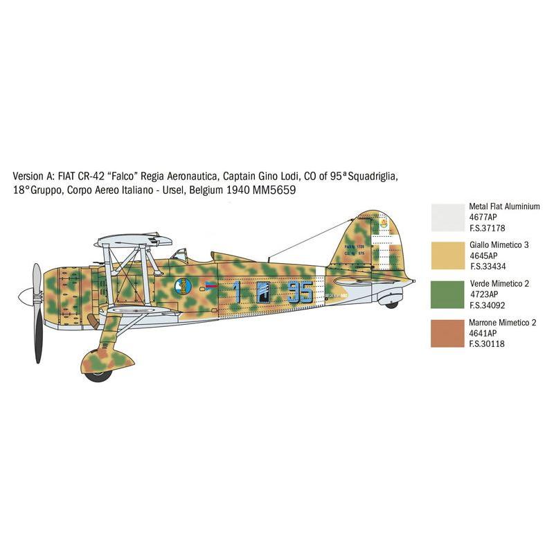 ITALERI 1/48 Fiat CR.42 "Falco" Battle of Britain 80th Anni