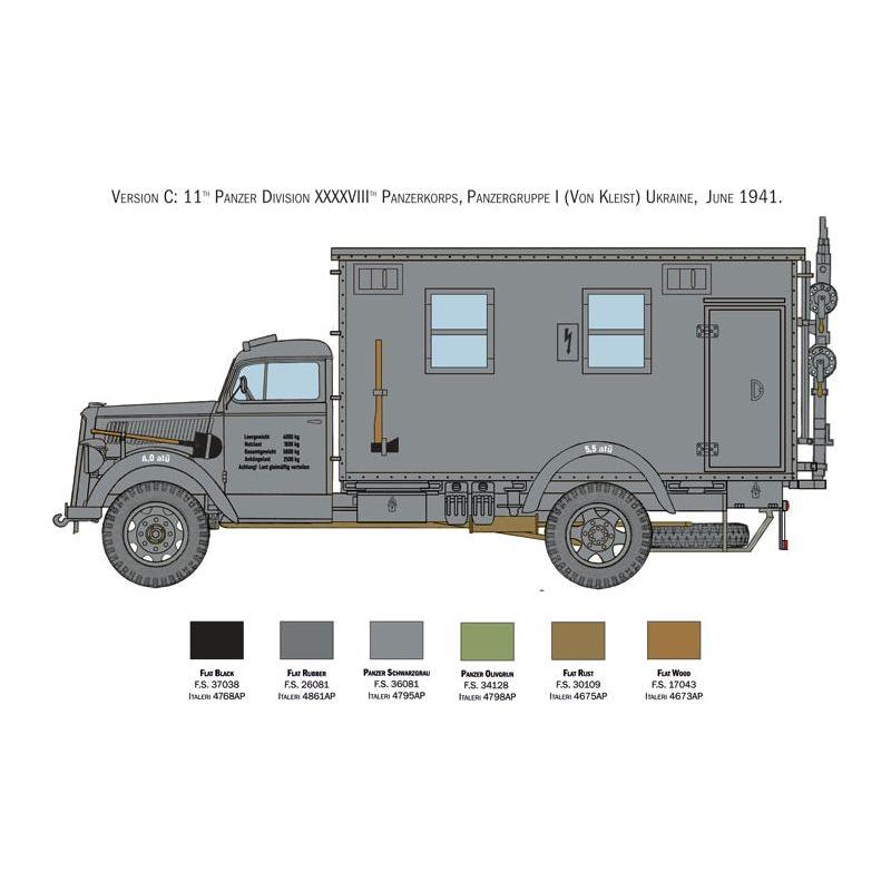 ITALERI 1/35 Opel Blitz Radio Truck