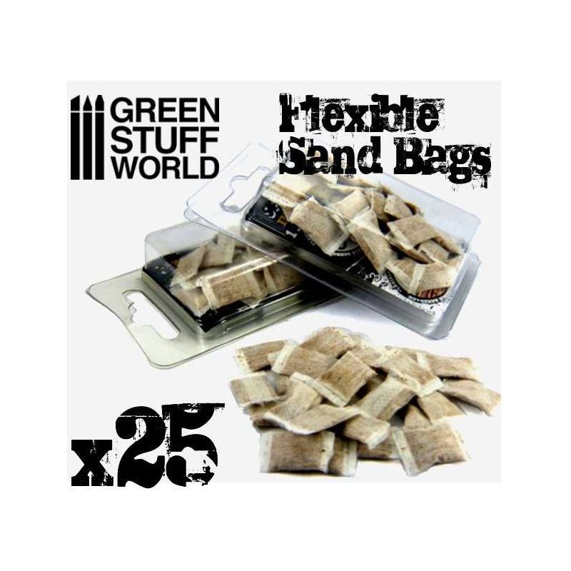 GREEN STUFF WORLD flexible SANDBAGS x25