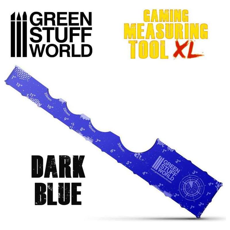 GREEN STUFF WORLD Gaming Measuring Tool - Blue 12 inches