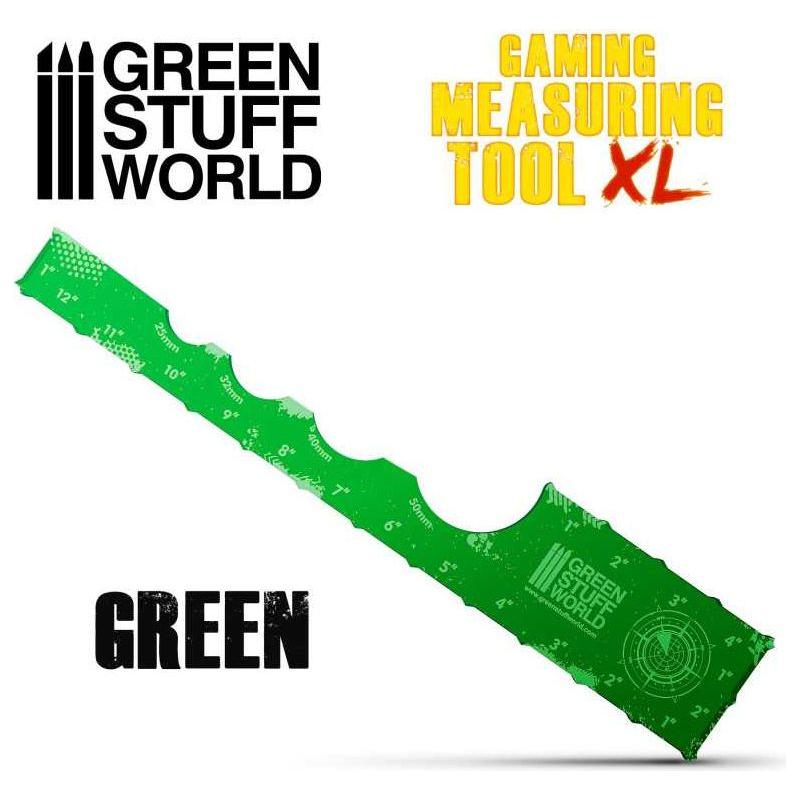 GREEN STUFF WORLD Gaming Measuring Tool - Green 12 inches