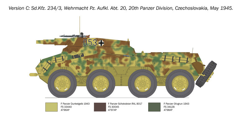 ITALERI 1/35 Sd. Kfz. 234/3