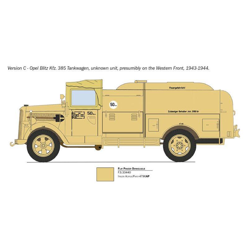 ITALERI 1/48 Opel Blitz Tankwagen Kfz. 385 Battle of Britain 8th Anniversary