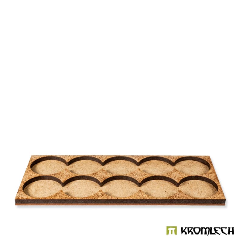 KROMLECH Infantry 5x2 Round Base Adapter Trays (2)