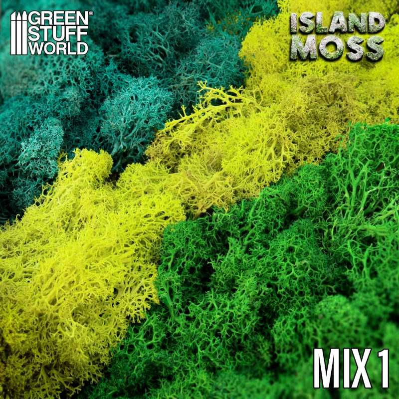 GREEN STUFF WORLD Islandmoss - Green Mix