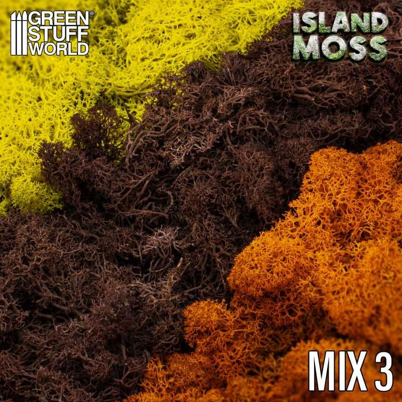 GREEN STUFF WORLD Islandmoss - Yellow and Brown Mix